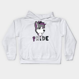 Ace Pride - Furry Mascot 2 Kids Hoodie